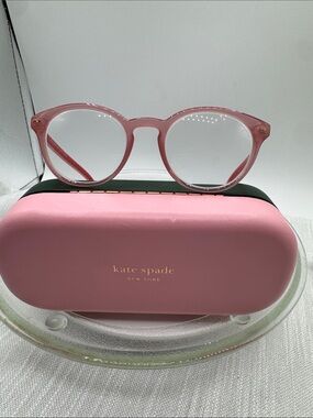Kate Spade reading glasses and case Kinslee 35J +200 like new